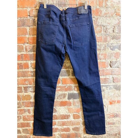 SEVEN7 • Dark Wash Slim Straight Blue Denim Jeans  • Ladies Size W30 L32 - Picture 3 of 7